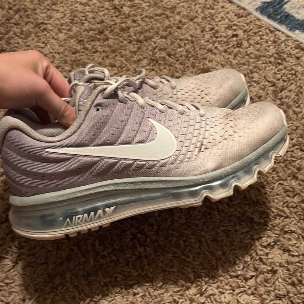 Nike Air Max Light Gray Running Shoes